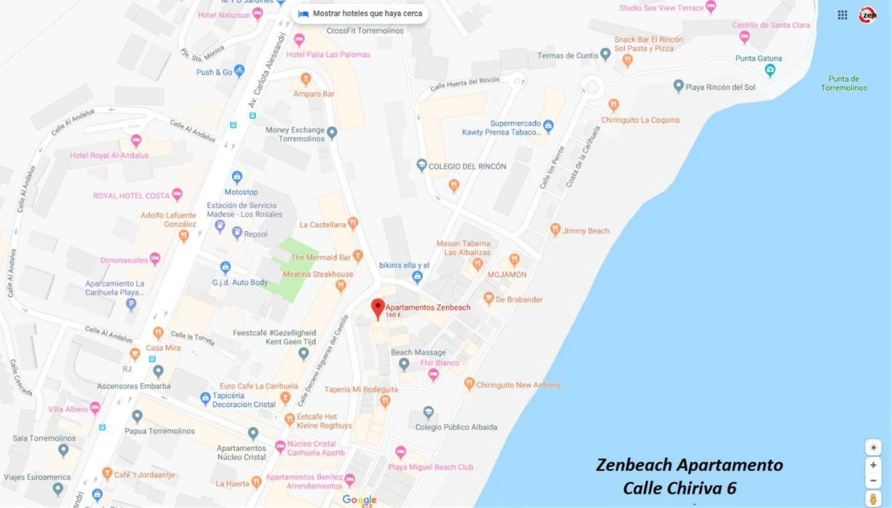 Zenbeach 1A playa carihuela Torremolinos Bagian luar foto